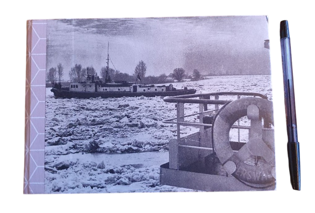 Blank Berlin Books -muistikirja Oder jäässä